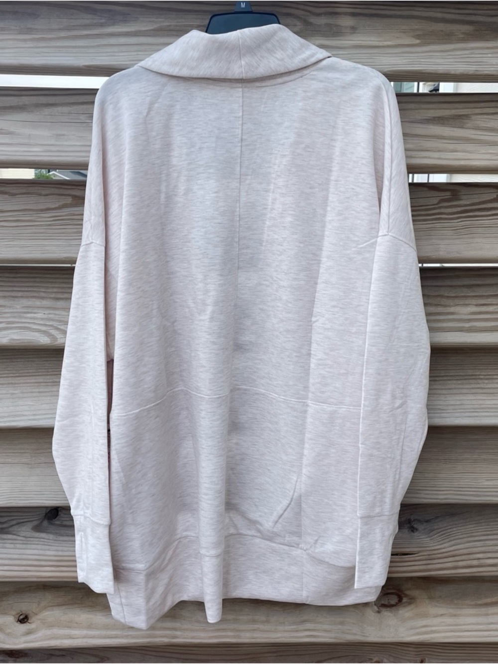 Yogalicious Heather Crystal Gray Scuba London Open Cardigan Women M & L NWT - Picture 9 of 16